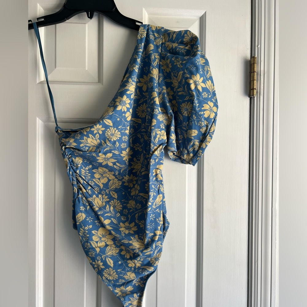 Floral One-Shoulder Dress